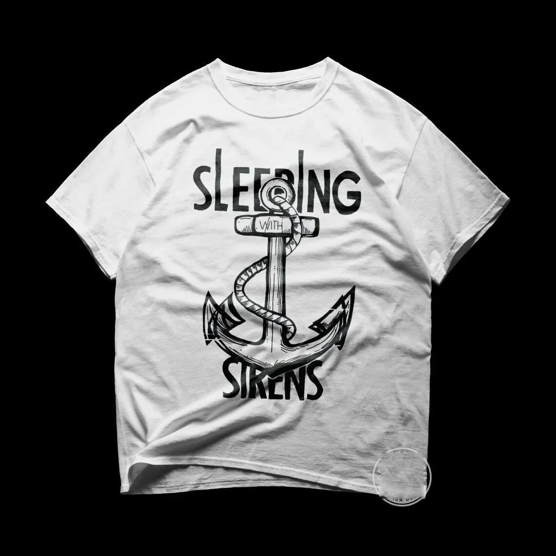 SLEEPING WITH SIRENS Band Kick Me White T Shirt Full Size S-5XL SS661