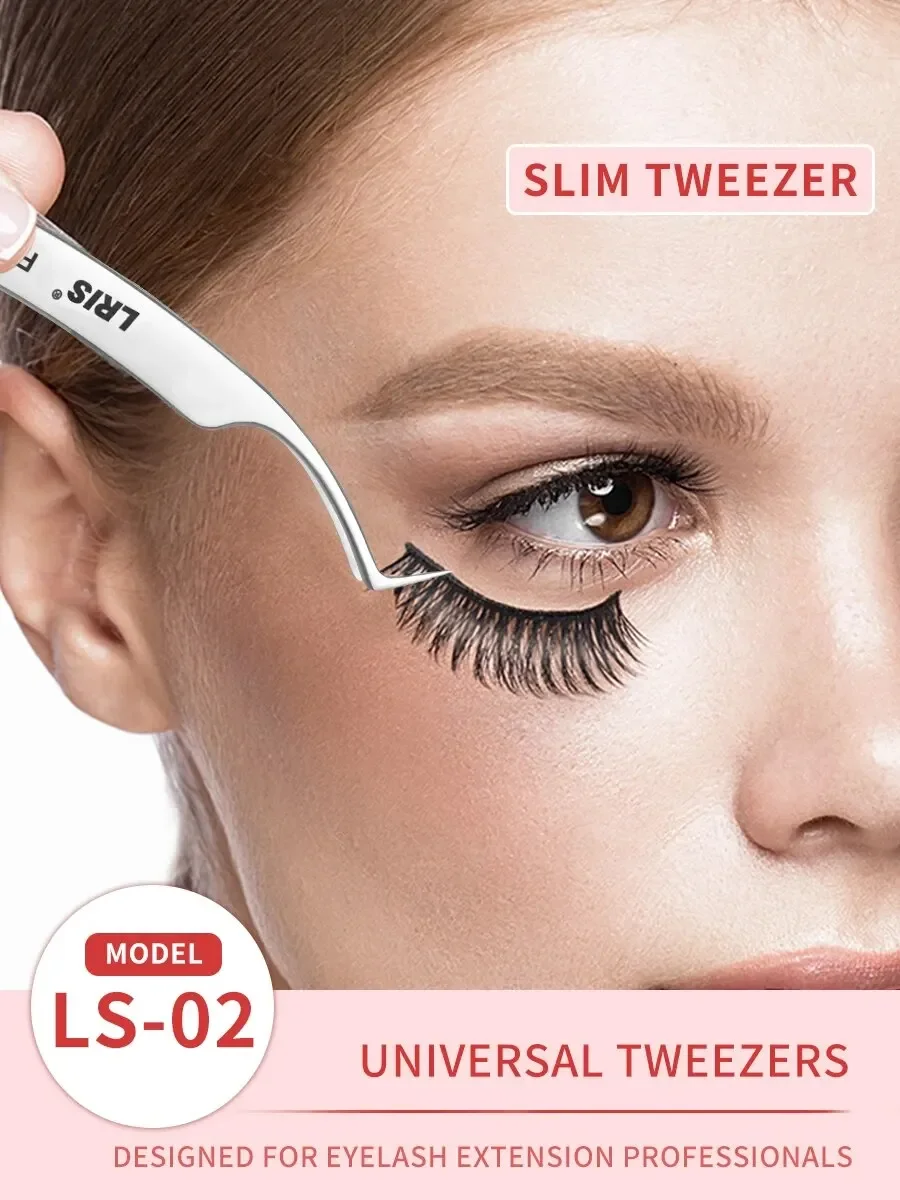 عالية الدقة تطعيم ملاقط رمش المهنية الجمال رمش المهنية زهرة Cip دولفين مشبك ريشة ذهبية #3