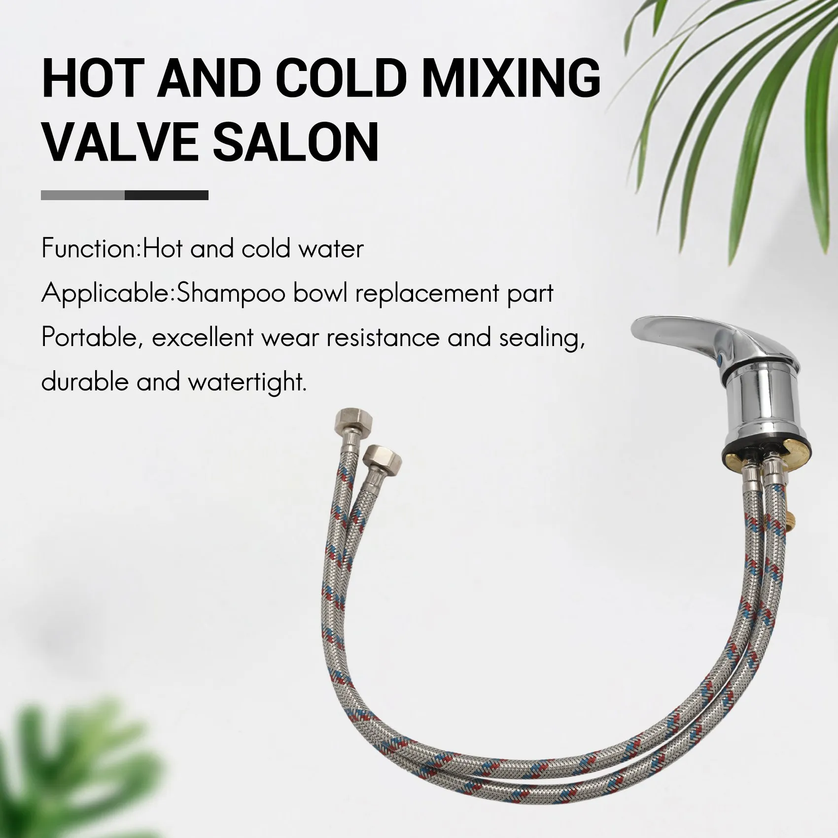 1Set Shampoo Bed Chair Faucet + Shower Head with Hose Salon Bath Bowl Sink Faucet Stainless Steel Basin Faucet