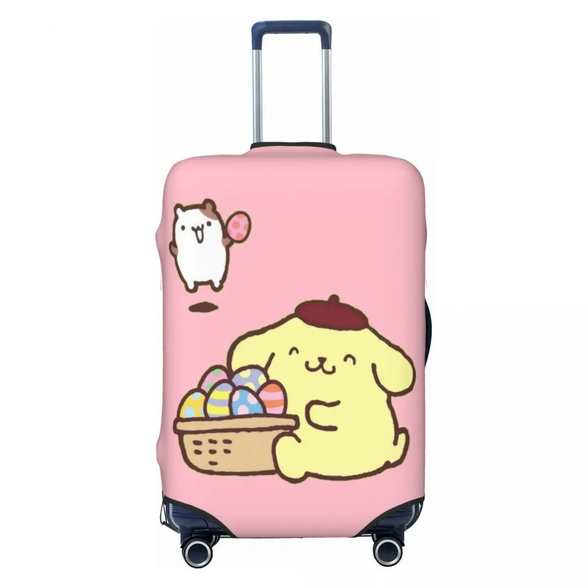 

Изготовленный на заказ чехол для чемодана Pompompurin Muffin, пыленепроницаемые дорожные чехлы для багажа 18-32 дюймов