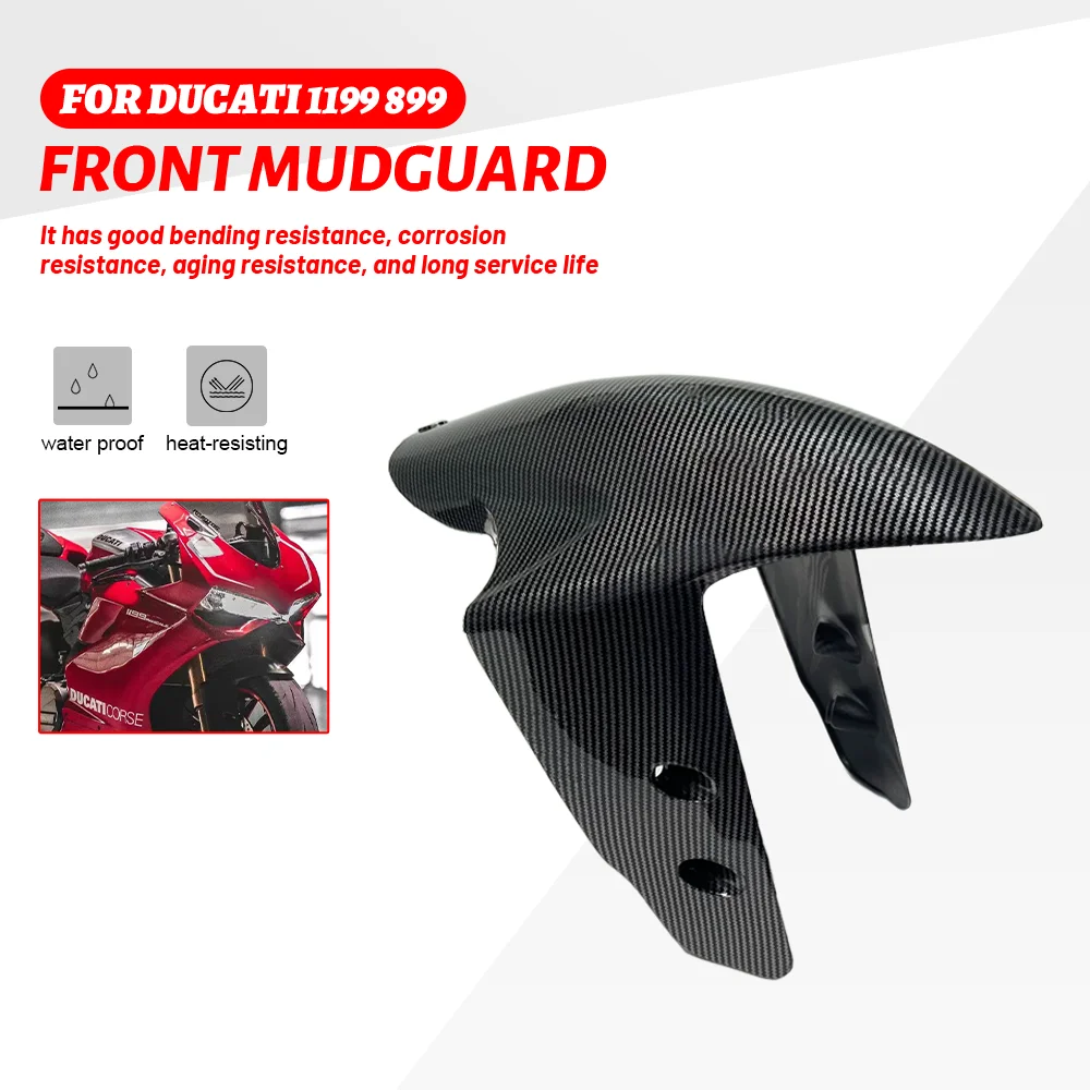 

Переднее крыло для Ducati Panigale 899, 959, 1199, 1299, 2012, 2013, 2014, детали для мотоциклов из АБС-углеродного волокна, брызговик