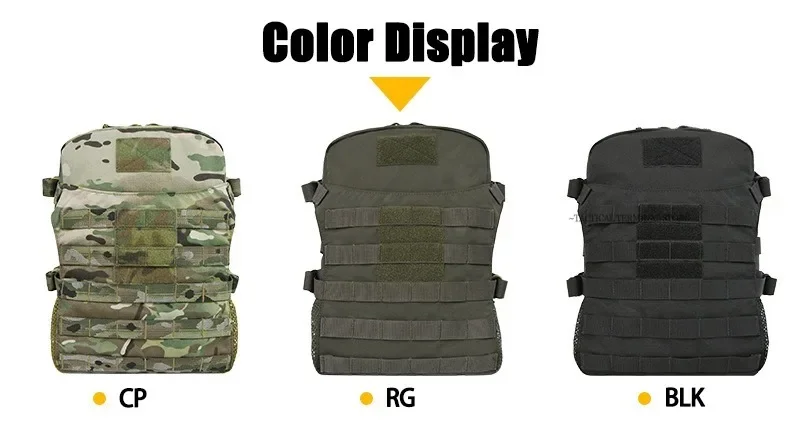 MOLLE Hydrations- und Helmtasche 3L Wasser-GP-Rucksack für taktische Plattenträger CPC AVS Weste Rücken-Zubehör Ausrüstungs-Erweiterungstasche – Detail 2