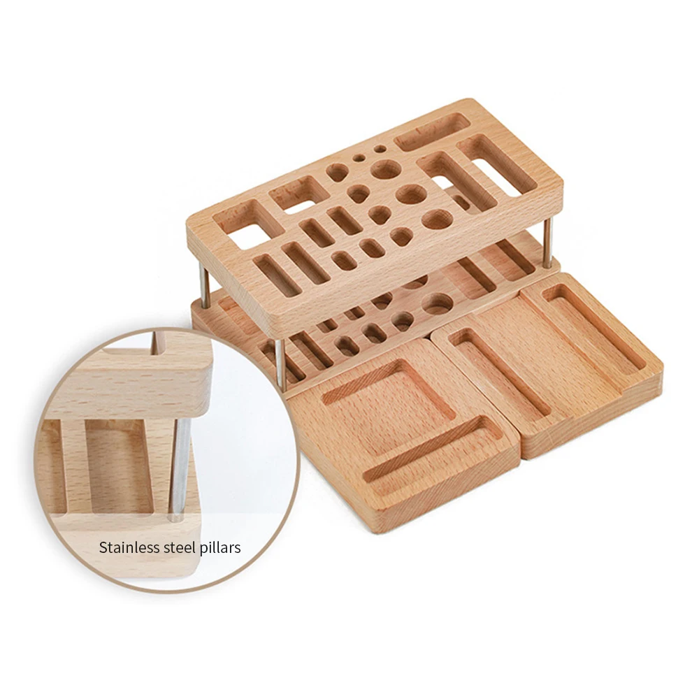 Kit modello in legno Organizzatore di attrezzi Rack Modellismo Scatola portaoggetti per attrezzi Hobby Porta attrezzi fai da te Strumenti artigianali Supporto per rack per assemblaggio ﻿