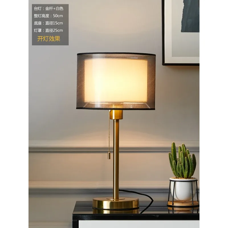 مصباح طاولة أمريكي عتيق على شكل شمعة لغرفة النوم الرئيسية ومنضدة أنيقة لتزيين غرفة الأجواء مصباح أرضي LED