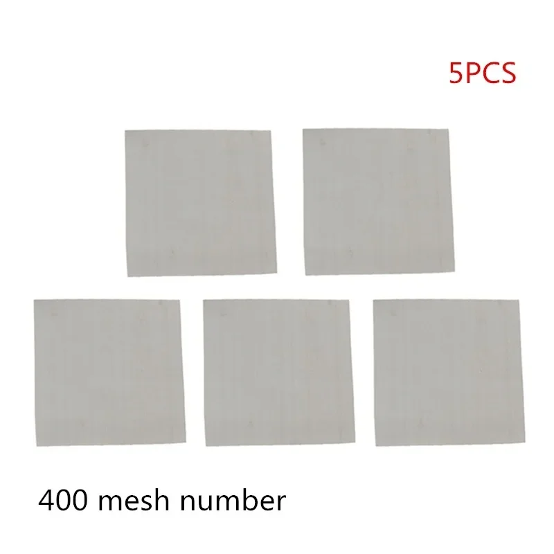 YUHETEC أصيلة 316 شبكة من الفولاذ المقاوم للصدأ 200/250/300/400/500 عدد شبكة 5 قطعة/الحزمة #4