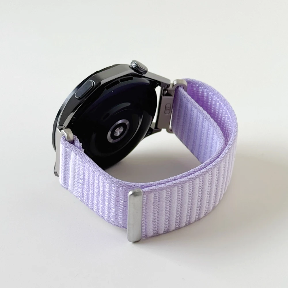20mm 22mm Straps For Samsung Galaxy Watch 7/6/5 Pro/4 Classic nylon Bracelet garmin/Huawei GT 6/5/4 amazfit bip 6 GTS GTR Band
