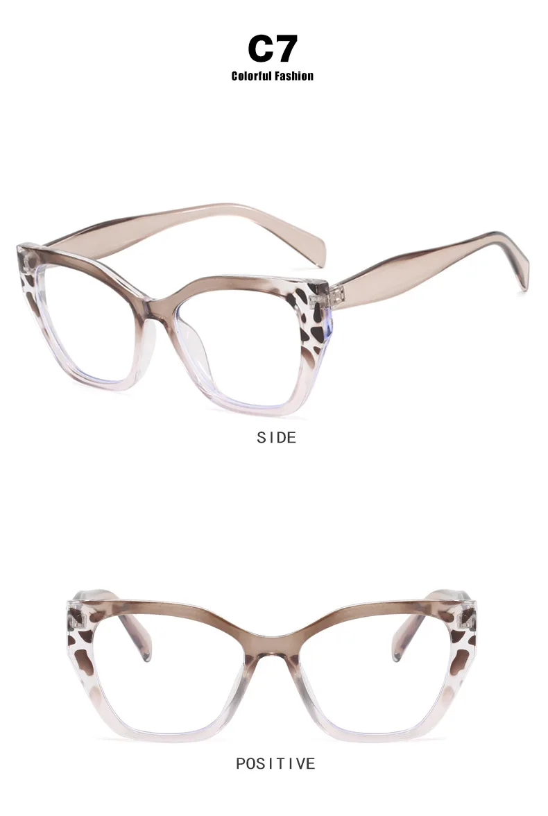 Cat Eye Photochrome Myopie Gläser Frauen Outdoor Drehen Grau Kurzsichtige Brillen Weibliche Klassische Rezept Optische Gläser – Detail 20