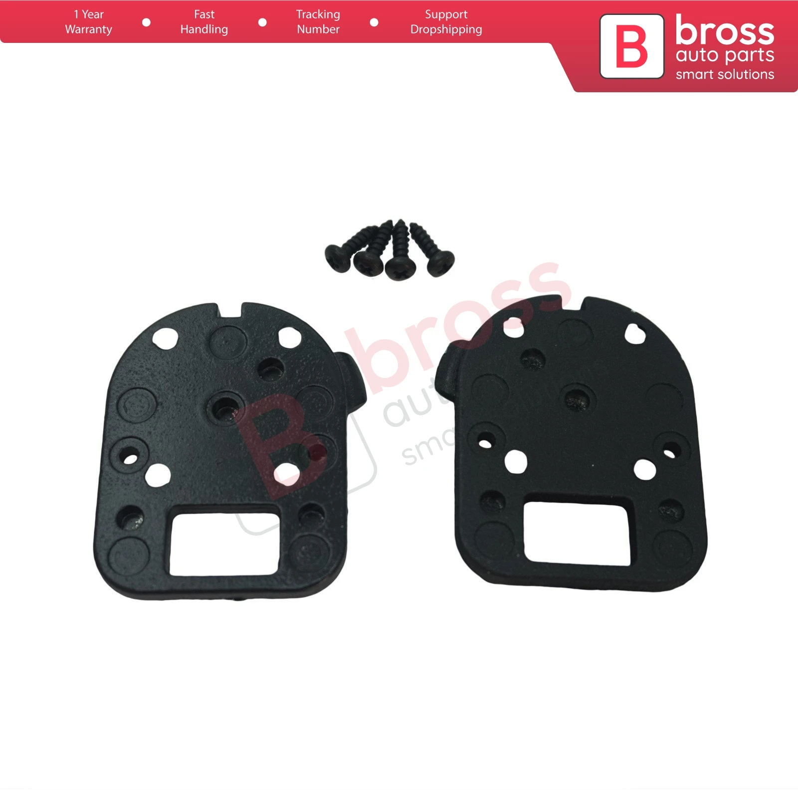 Bross Auto Parts BGE589 Wing Mirror Wobble Repair L + R Bracket Mount for BMW E36 E46 E39 E60 ZTSB0174M ship From Turkey