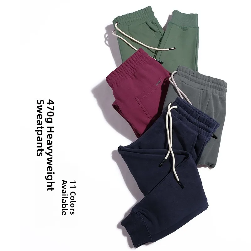 

Утепленные хлопковые брюки на флисовой подкладке для мужчин и женщин, теплые брюки для активного отдыха и бега с эластичными манжетами и зауженным низом.