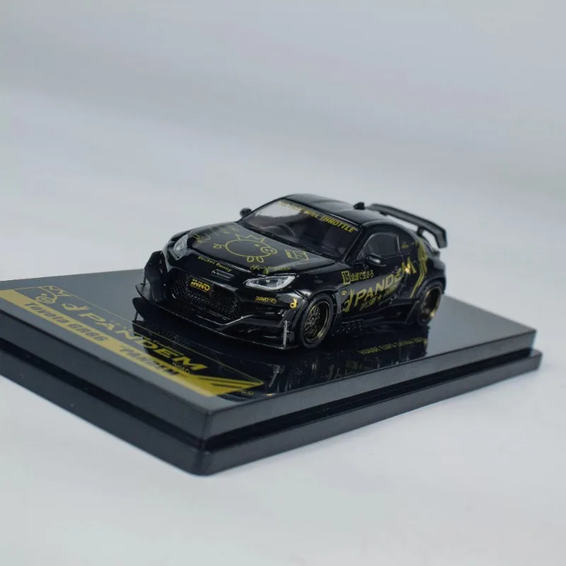 INNO 1/64 Toyota GR86 PANDEM Beijing Exhibition Edition Legering Speelgoed Motorvoertuig Diecast Metaal Model Geschenken