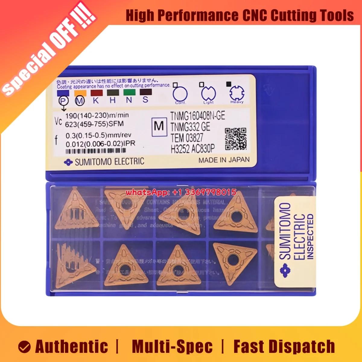 

10pcs Original TNMG TNMG1604 04 08 12 L-HM R-HM N-FL GU SU UX UZ GE AC820P Turning Insert