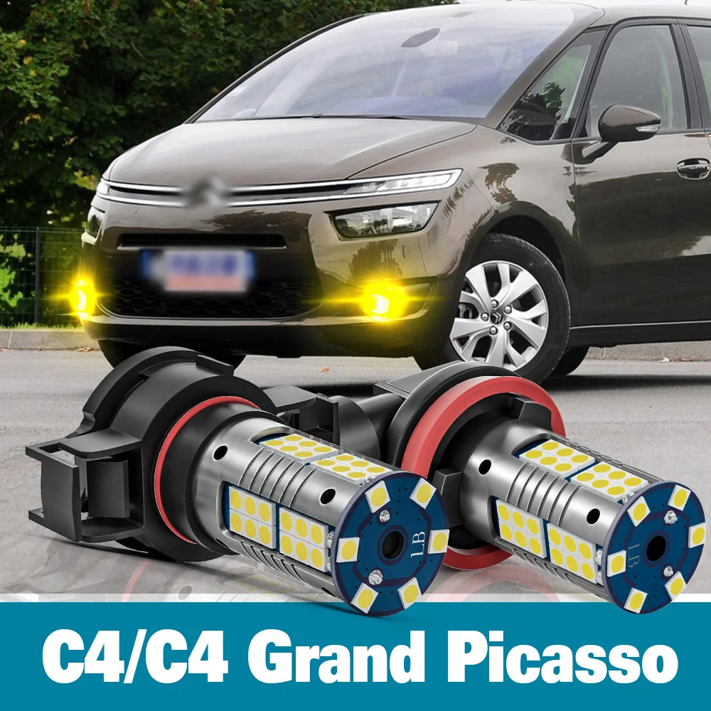 

2pcs LED Fog Light For Citroen C4 Coupe Aircross Cactus Grand Picasso 1 2 Accessories 2004-2019 2011 2012 2013 2014 2015 2016