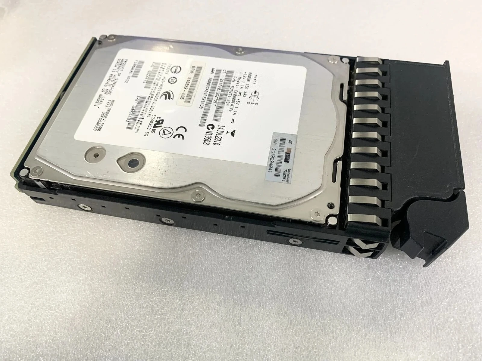 Hard Drive AP860A 600G 15K 3.5 SAS 601777-001 P2000 MSA2000