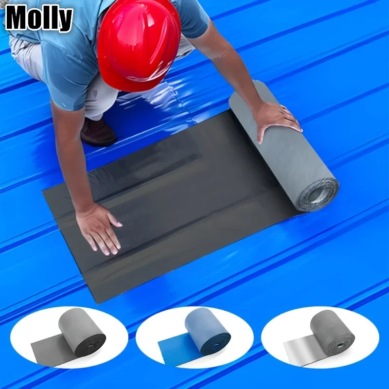 

Strong Self-Adhesive Polyethylene Waterproof Tape UV & Heat Resistant Repair Tape for Roof Leak Time-Saving Leak Repair Solution