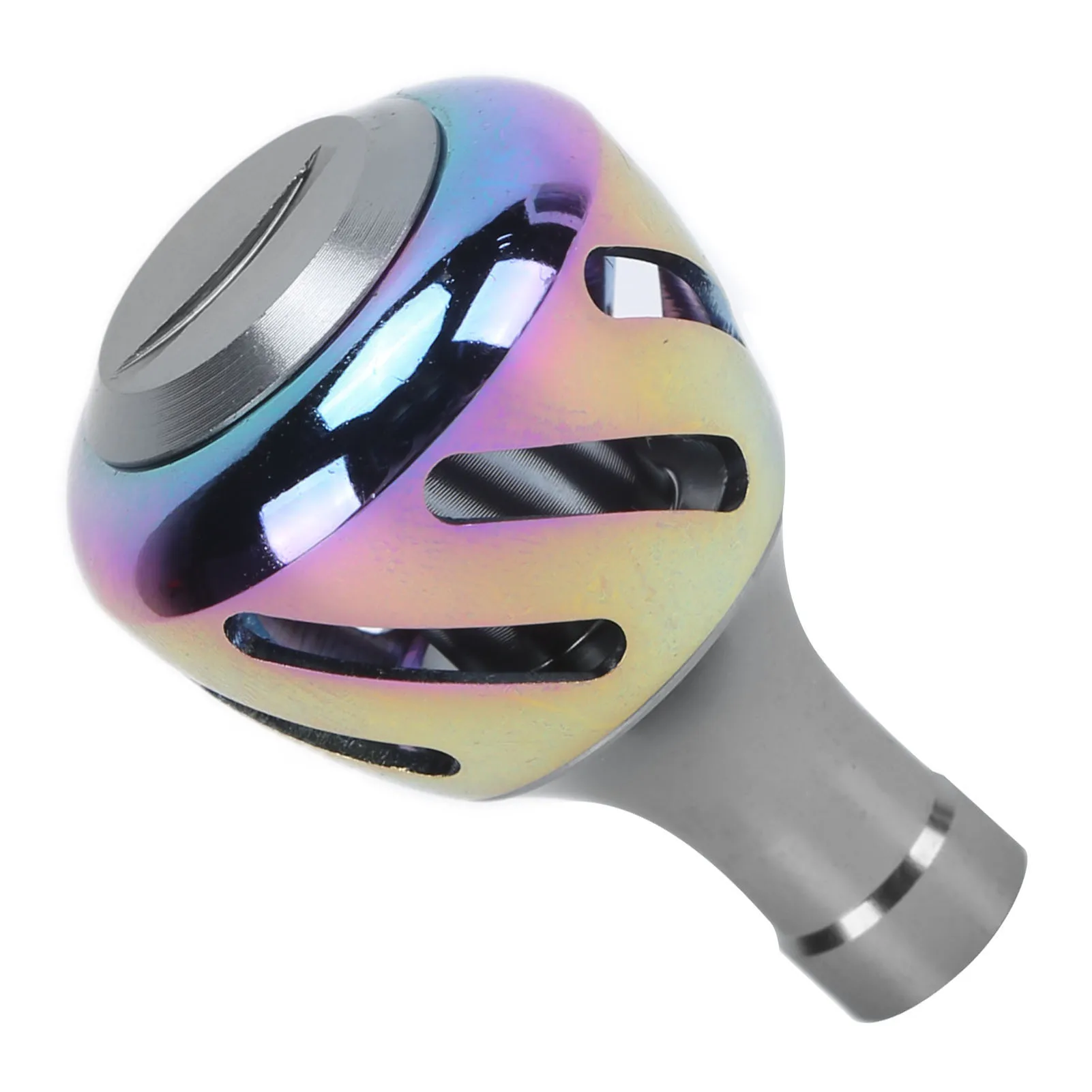 جميع المعادن الملونة بكرة الصيد مقبض مقبض ، مقبض السلطة ، استبدال الملحقات #4