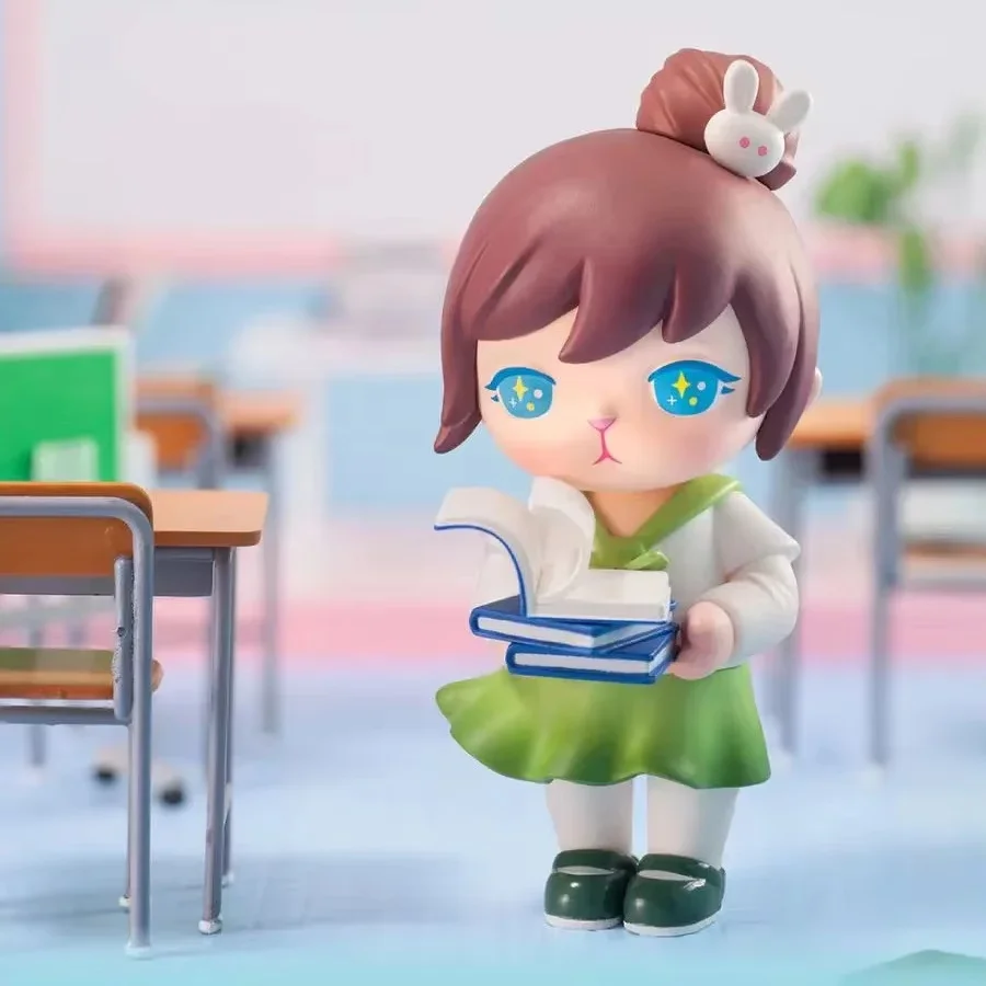 

100% Original BUNNY School Series Blind Box Toy Kawaii Anime Action Figure Caixa Caja Surprise Mystery Box