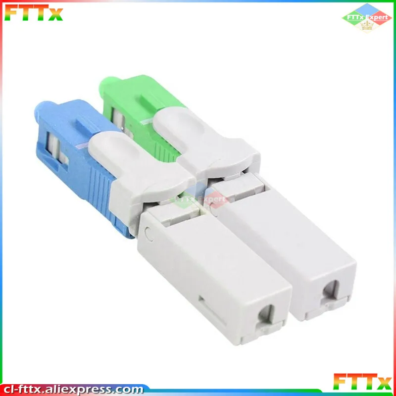 

FTTH SC APC Optical Fiber Quick Connector SC UPC FTTH Fiber Optic Fast Connector Embedded Type ESC250D SC Connector