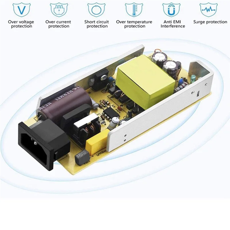 AC56-محول طاقة السيارة محول التيار المتردد تيار مستمر 110 فولت/220 فولت إلى 12 فولت 10A محول الطاقة محول #2