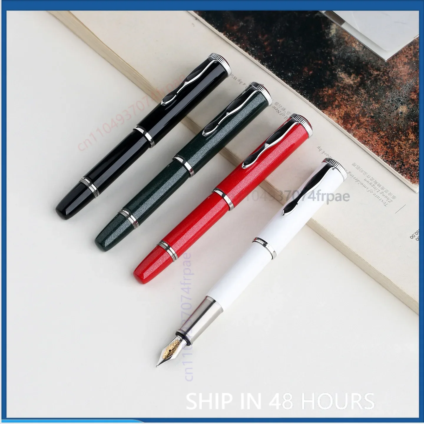 For Wingsung 104 Antique Iridium Fountain Pen 90s Original Stock Hooded Tip Hard Pen Practice Retro Collector Pen