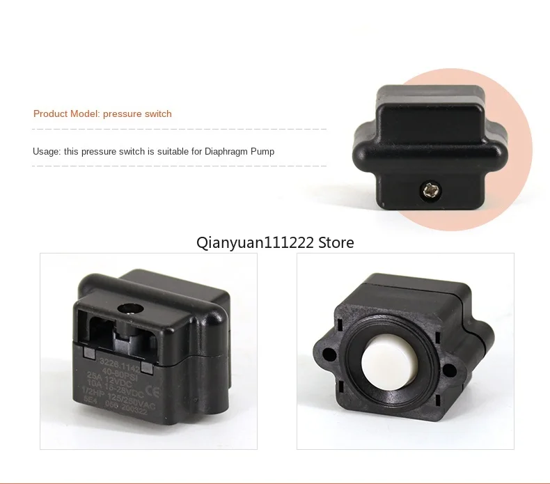 42 series pump head diaphragm transformer diaphragm pump pressure switch battery clamp filter toilet sewage pump accessories