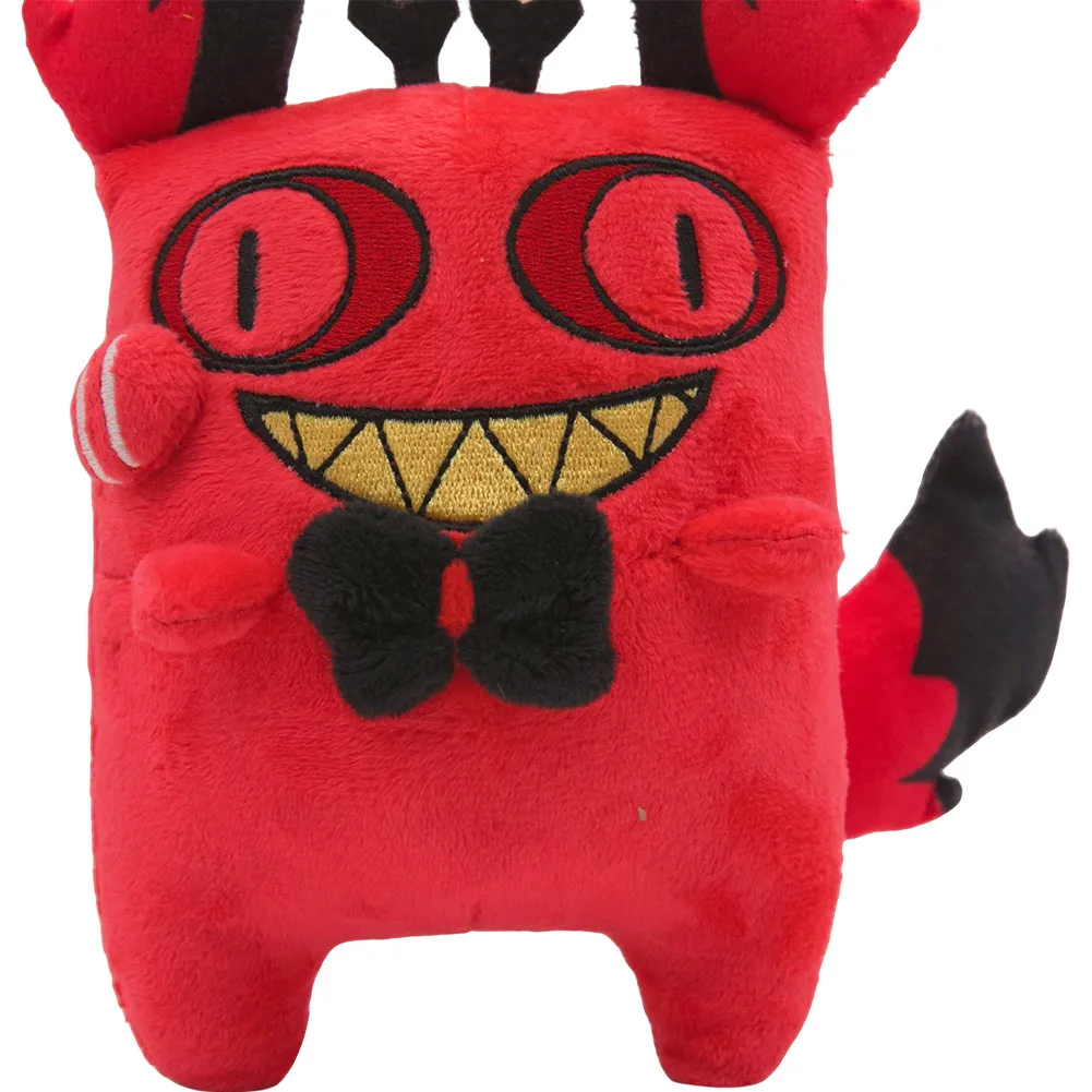 Cursed Cat Alastor Cosplay Plush Doll Plushies Cartoon Fantasy Mascot Props Halloween Carnival for Adult Children Birthday Gifts