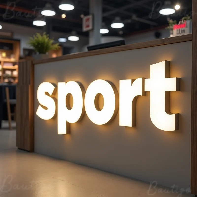 カスタムメイド 3D 照明 LED 金属サインビジネス店頭屋外防水フロントライト広告ディスプレイ