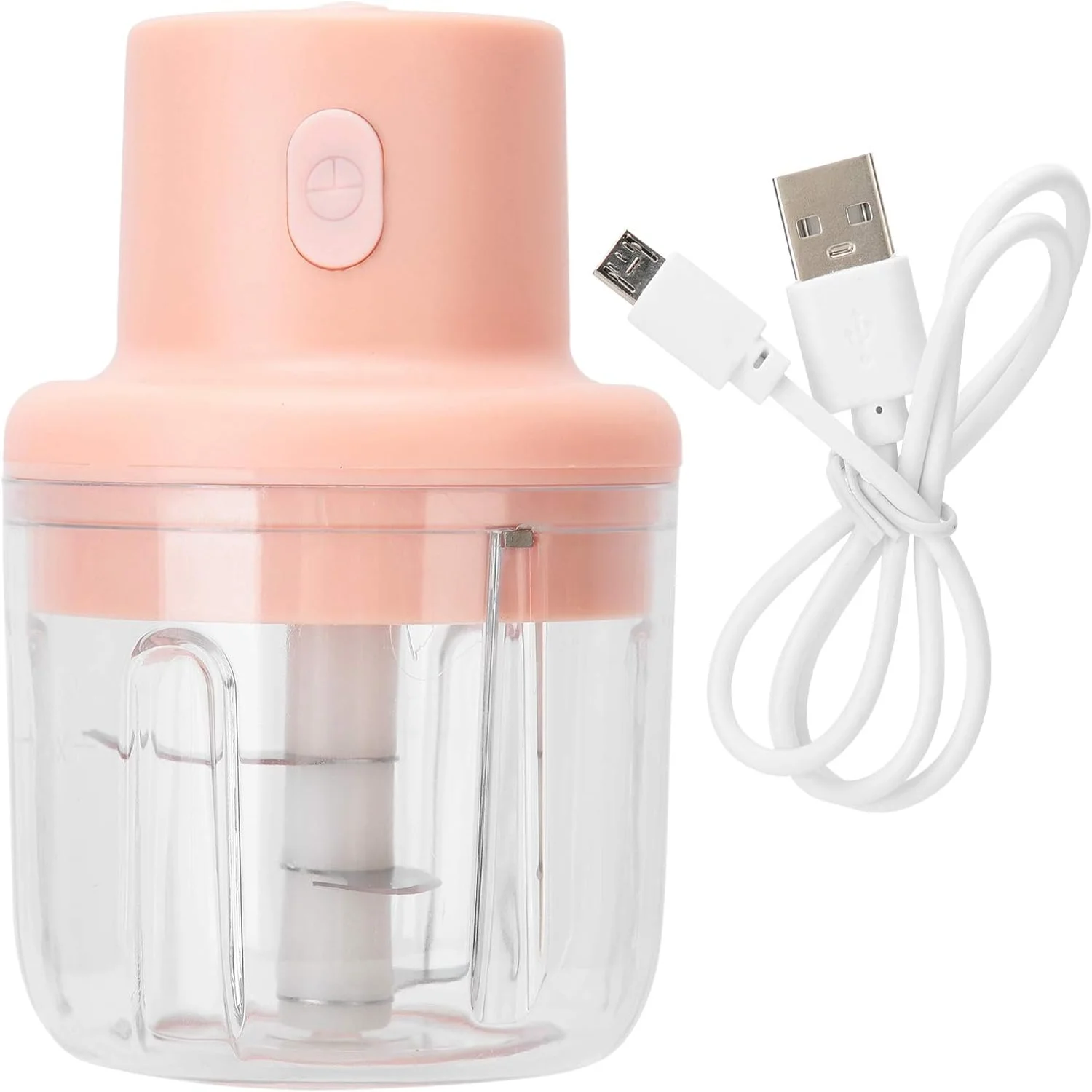 

250Ml Meat Grinder, USB Charging Kitchen Food Chopper, Multifunctional Complementary Food Mixer, Household Food Processor for