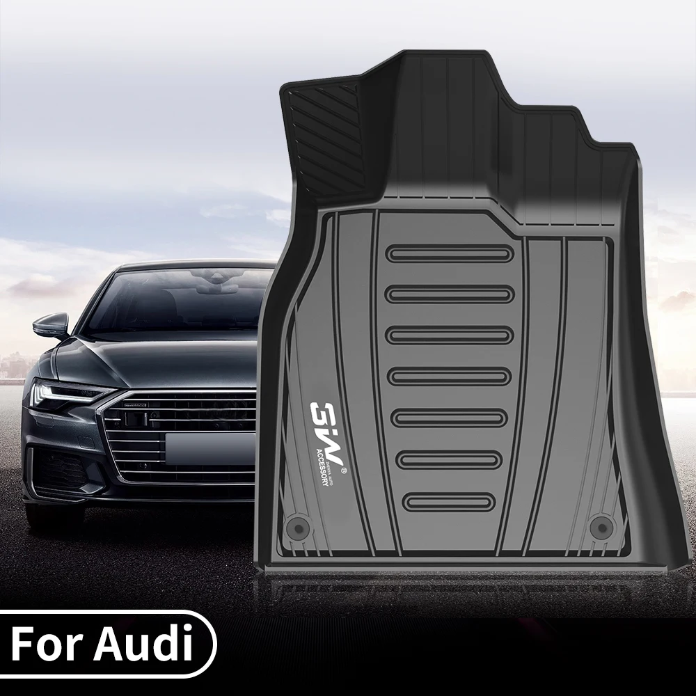 3W full TPE floor mat for Audi A3 A4 allroad S4 RS4 avant car carpet Q3 Q5 Q7 Q8 car mats for Audi2020 Rubber Mat accessories