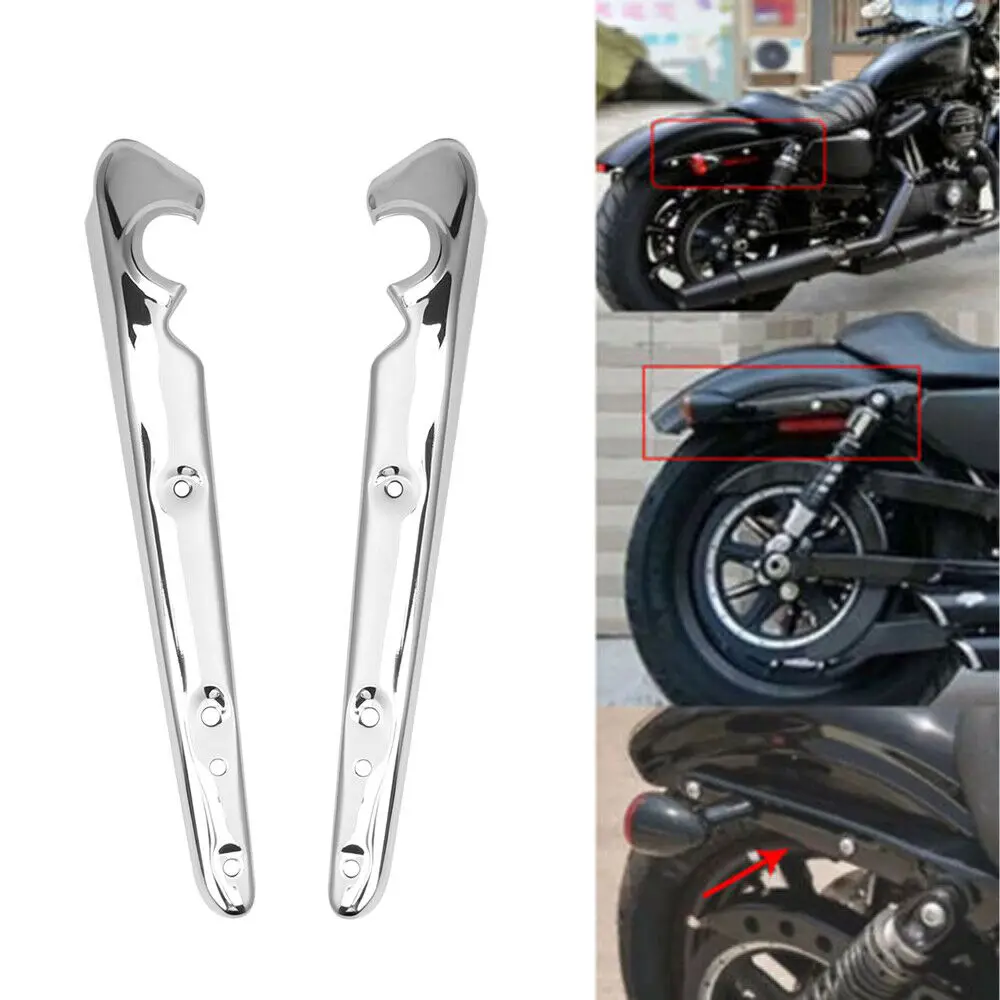 

Motorcycle Chorme Rear Fender Struts Turn Signal Bracket For Harley Sportster XL883 XL1200 Custom XL1200C 72 48