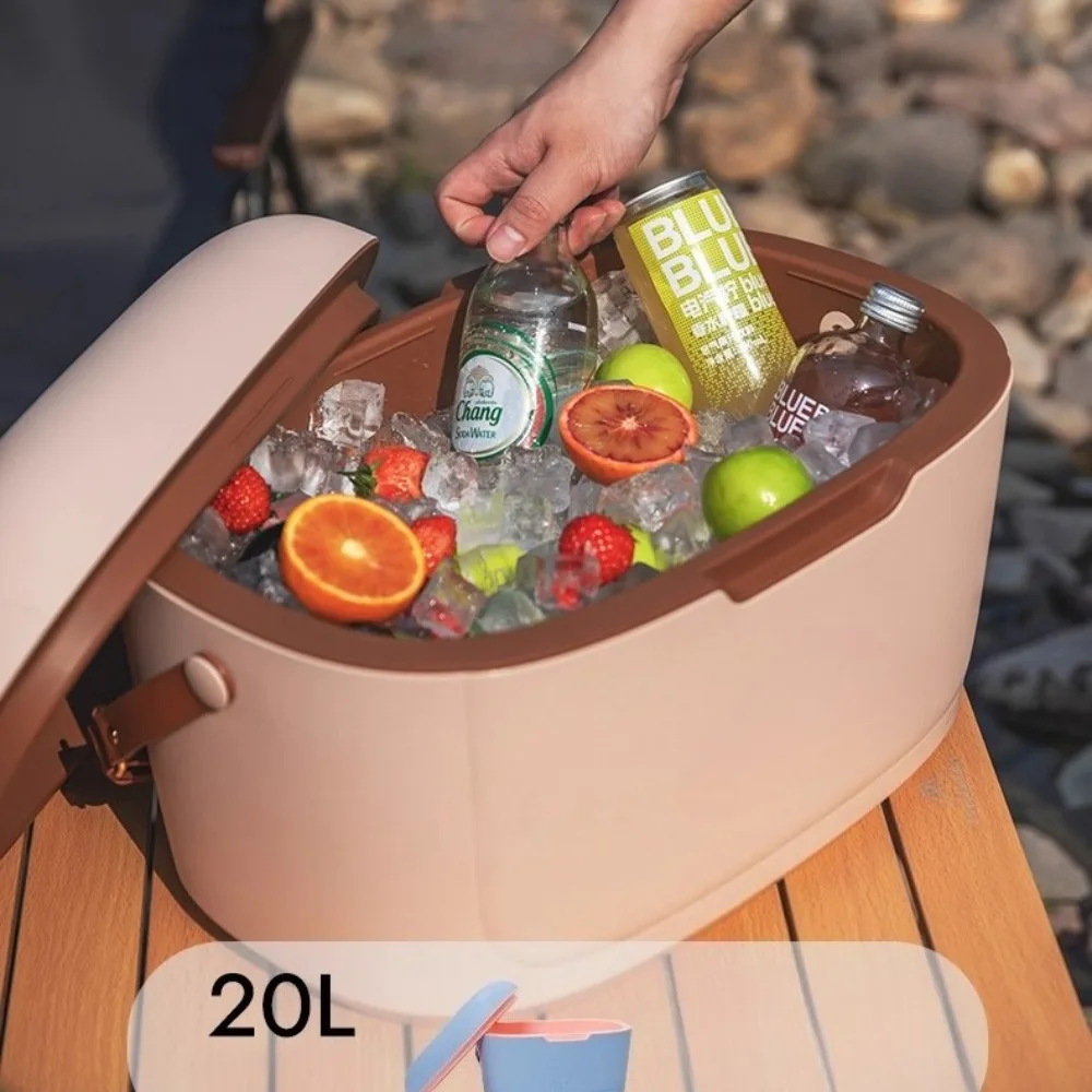 

Insulated Box Insulated Bucket Food Storage with Wheels Fishing Box Portable Small Refrigerator