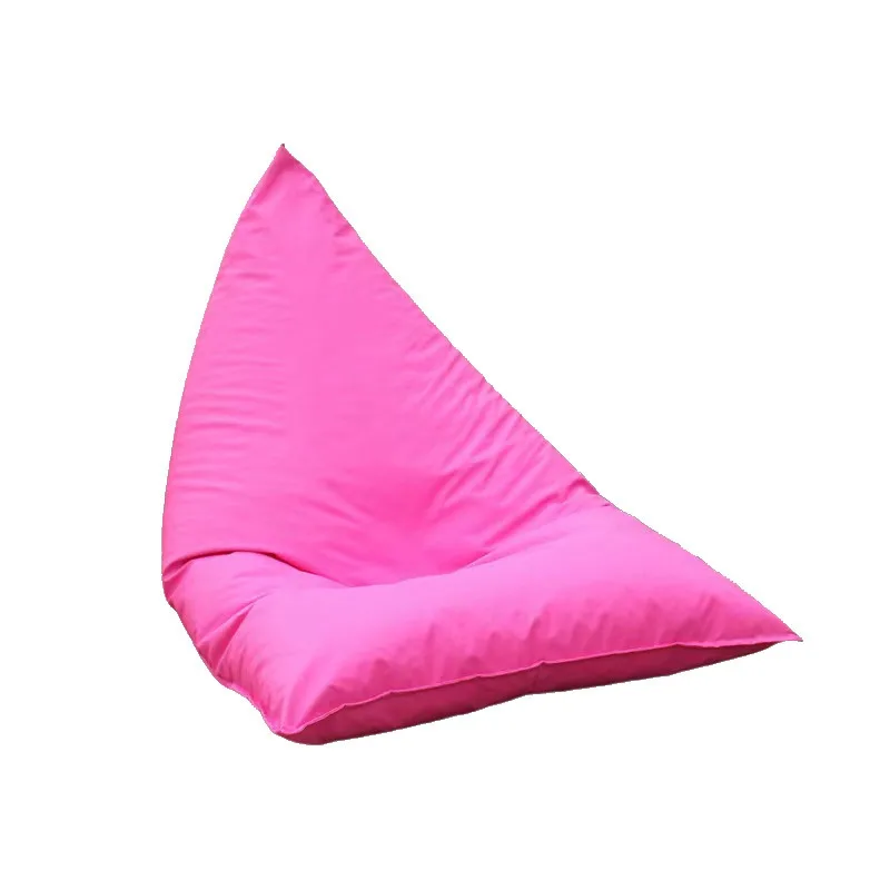 

Oxford cloth triangular lazy sofa, waterproof and sunscreen beach lazy sofa, bar outdoor fabric sofa