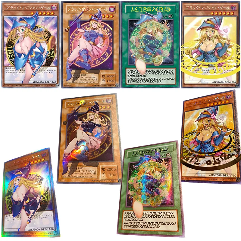 

Yu-Gi-Oh! The Seal of Orichalcos Dark Magician Girl Diy Homemade Anime Collection Cards Game Trading Cards Gift Collection
