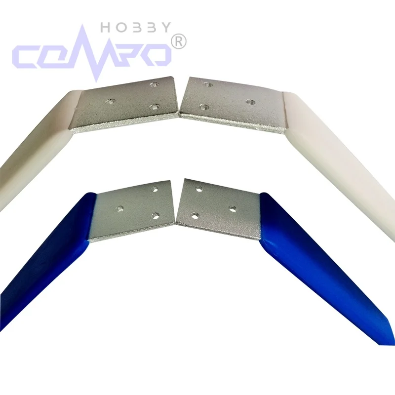 1 paire de train d'aménagers renforcés en alliage d'aluminium L260xH100mm pour pièces d'avions RC avions électriques accessoires de modèle en mousse