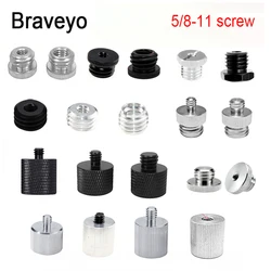 1/4 3/8 to 5/8-11 Inch Laser level Conversion Screw Nut Coarse Thread Tripod Mount Accessories Infrared Special Adapter Aluminum