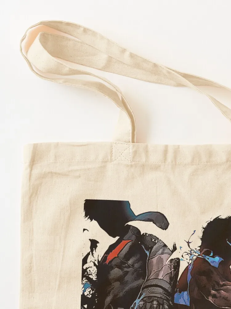 Red Hood and Nightwing Tote Bag shopper bags Portable shopping bag handbag tote bag screen