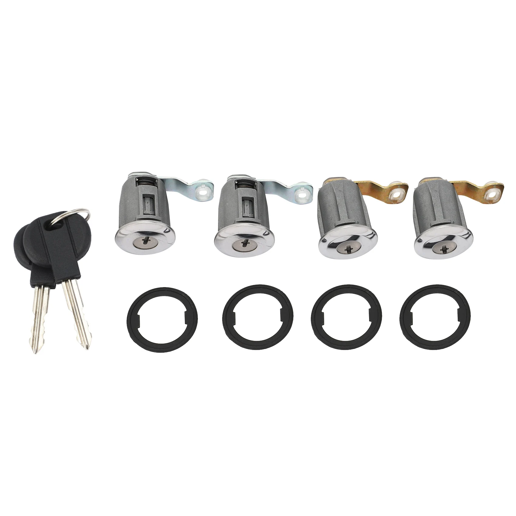 

4Pcs Car Barrel Door Locks Keys Set 252522 9170.G3 for Peugeot Partner Citr0En Xsara 1996 - 2007