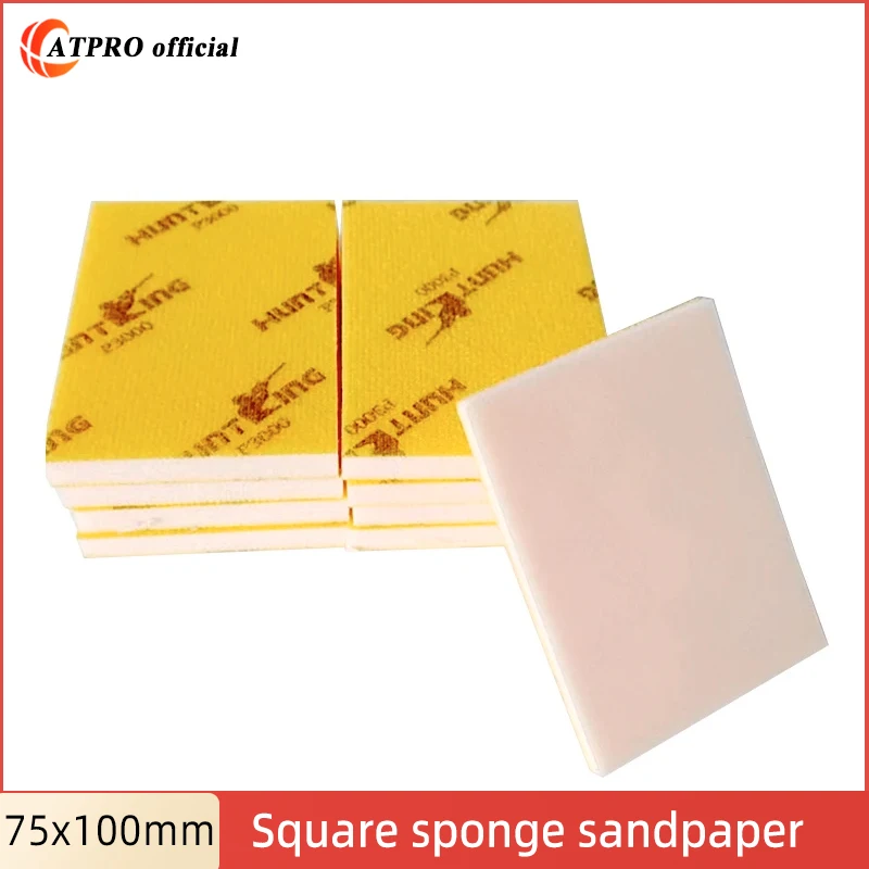 

60PCS Sanding Sponge 75/100mmWashable and Reusable Wet Dry 400-3000 Grit Sanding Blocks for Metal Wood Polishing Abrasive Tool