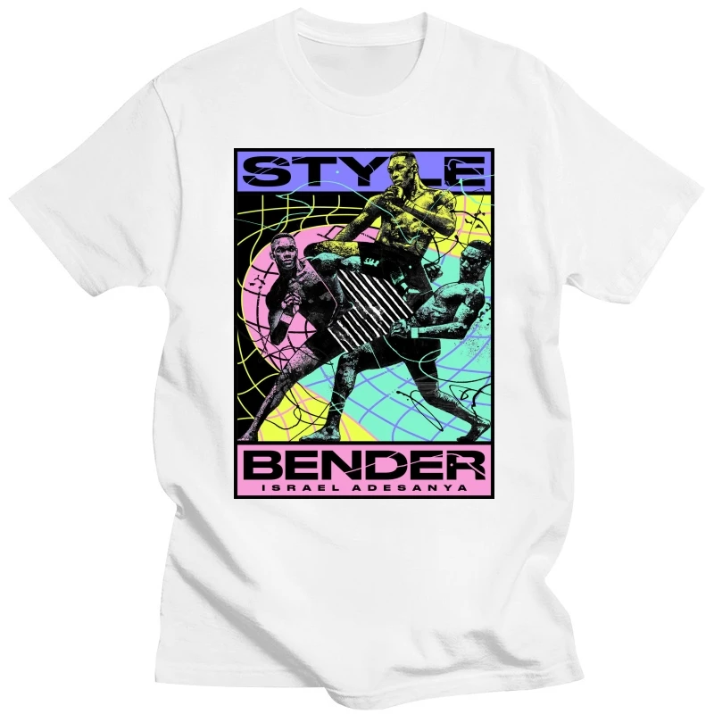 Harajuku Streetwear Shirt Menisrael Adesanya The Last Style Bender T Shirt