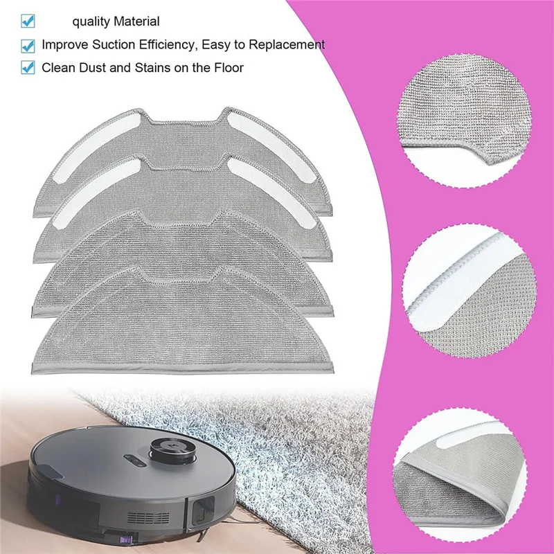 【Popular】Accesorios para repuestos de aspiradora Robot EUREKA E20 Plus, cepillo principal, paño de limpieza, cepillos laterales, filtros