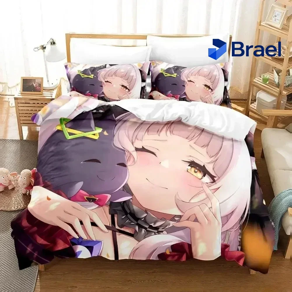 Exquisite Top Murasaki Shion Bedding Set Single Twin Full Queen King Size Bed Set Adult Kid Bedroom Duvet Cover Sets Anime Kawai
