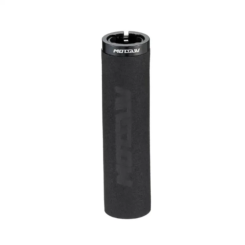 Non‑Slip Sponge Bicycle Lock‑On Handlebar Grips with Aluminum Alloy Lock Rings for Mountain Bike Cycling Replacement Accessories
