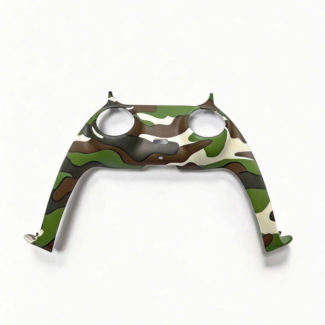 5PCS Camouflage Matte Decorative Cover For PS5 Game Controller DIY Replacement Shell For Playstation 5 Shell Accessories