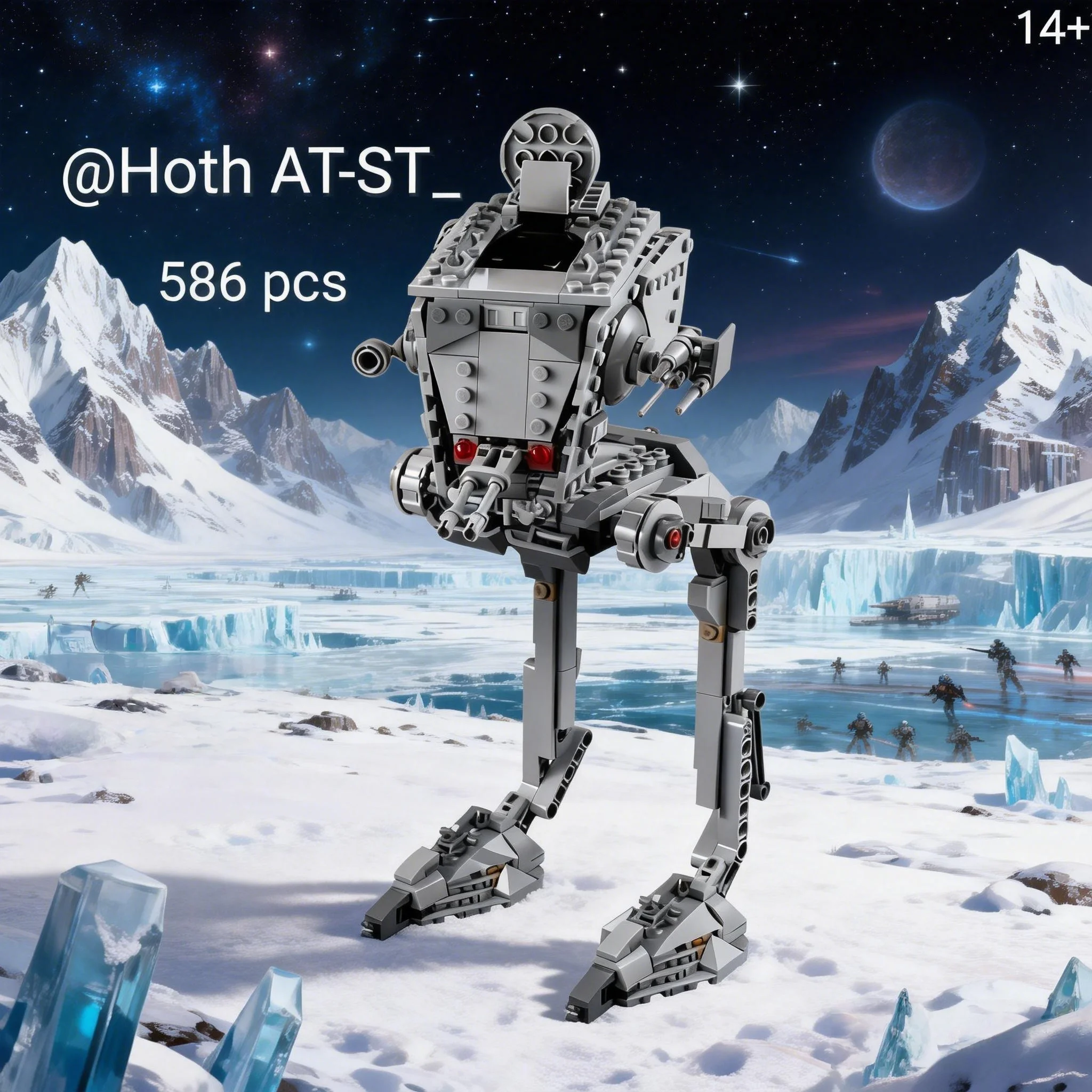 Jouets et loisirs 586 pièces MOC 75322 ATST Robot Blocs de construction Star Plan Modèle Briques Jouets pour adultes et enfants Cadeaux de Noël et d'anniversaire