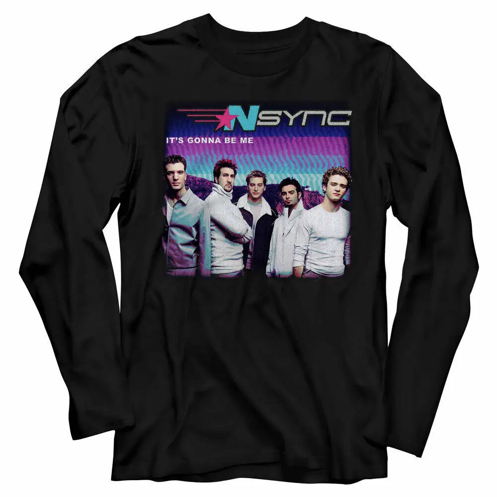 NSYNC Band It's Gonna Be Me Men's Long Sleeve T Shirt Dance Pop Music