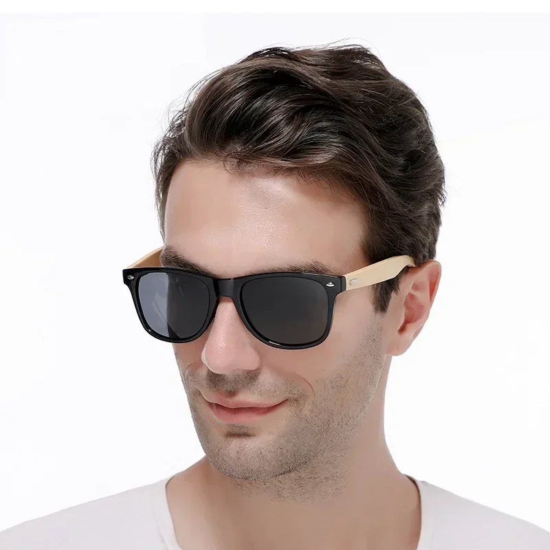 

Retro Wood Sunglasses Men Bamboo Sunglass Women Brand Design Sport Goggles Gold Mirror Sun Glasses Shades lunette oculo