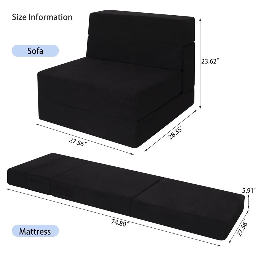 Sofa Bed Chair With…