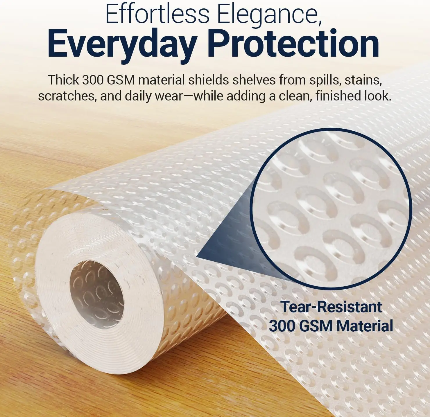 Picture 7: Non-Slip Easy Clean Kitchen Cabinet Liner Waterproof Mat Cupboard Liner Waterproof Clear Kitchen Drawer Shelf Liner