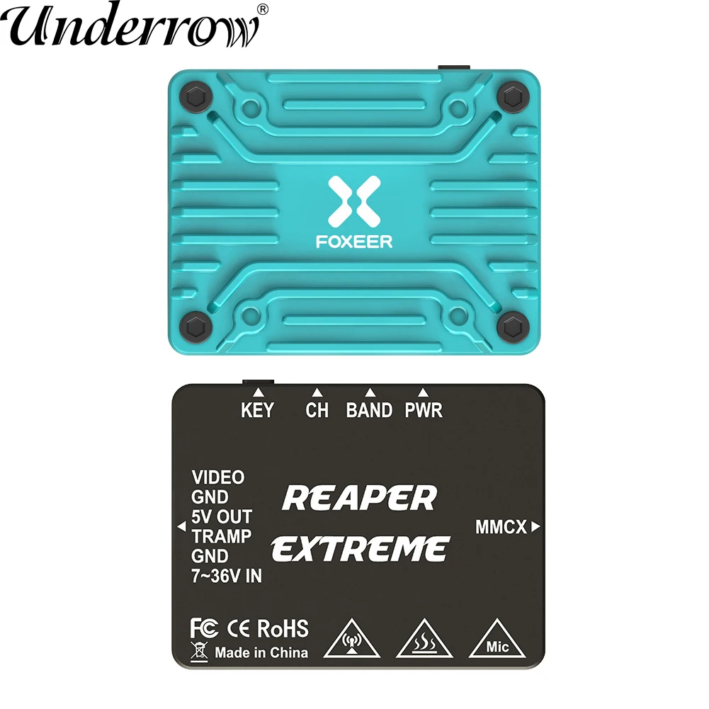 

Foxeer Reaper Extreme 2.5w Image Transmission 25mW 200mW 500mW 1.5W 2.5W Adjustable FPV VTX 2-8S 20X20mm for FPV Long Range