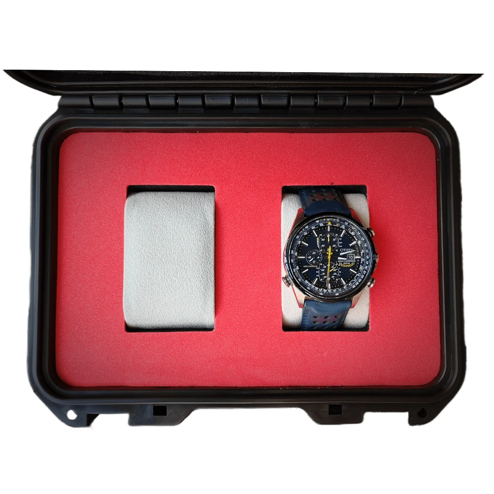 Kotak penyimpanan jam tangan keras, tas Arloji portabel Apple/HUAWEI, tas pasangan, jam tangan mekanis, tas kompresi, Anti jatuh