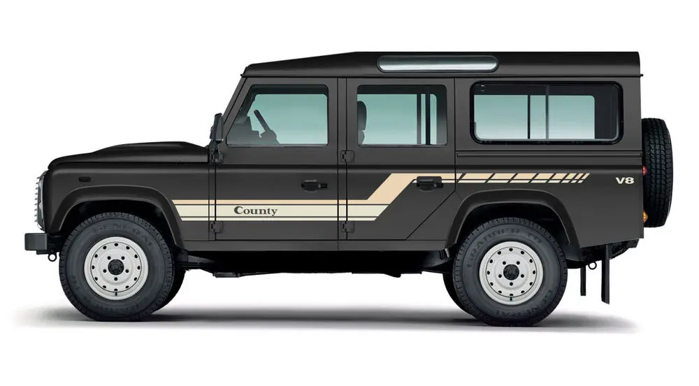 ملصق سيارة لاند روفر ديفيندر 110 1984-1986 تعديل مظهر الجسم موضة رياضية ملصق حائط من الفينيل ملحقات الفيلم